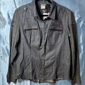 Harley-Davidson Woman’s Black Button-Down Shirt